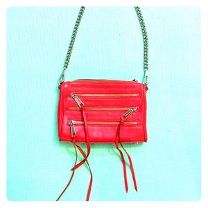 Bright pinky Red crossbody bag👛❤️🎀